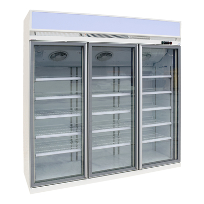 نمایشگر درب شیشه ای فن موتور Ebm کولر R290 برای نوشیدنی ها