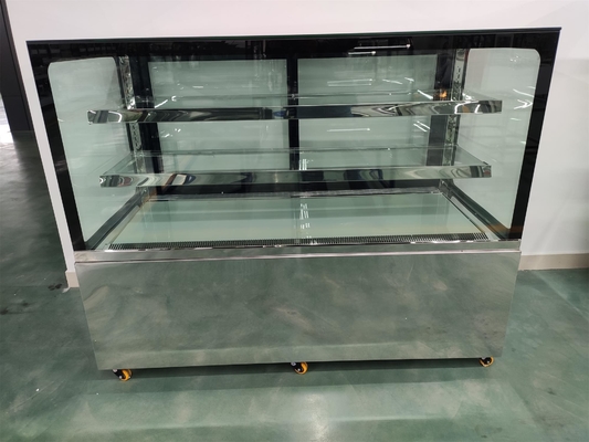 چیلر نمایش دسر خنک کننده فن با چراغ های LED داخلی