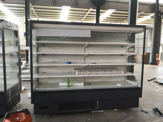 یخچال نمایش باز تجاری خرده فروشی با مبرد R404a