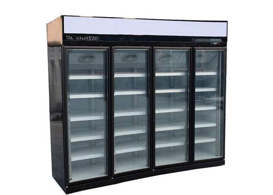 یخچال و فریزر ، فریزر و خنک کننده درب منزل شیشه ای 4 درب یخچال 1700L R134a