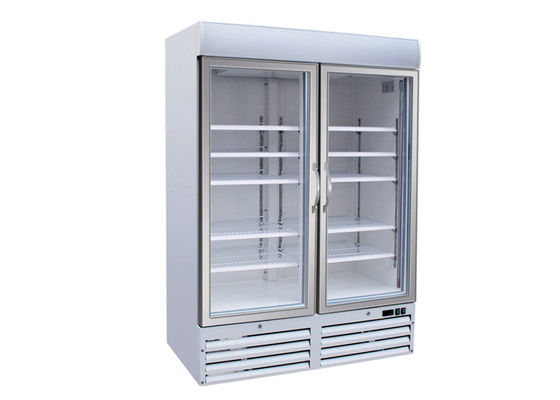 فروش 880 لیتری مبرد مبرد R290 Refrigerant Swing Upright Glass Door Freezer Merchandiser
