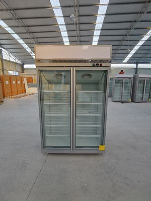فروشگاه راحتی R404a Upright Glass Door Freezer with کمپرسور SECOP