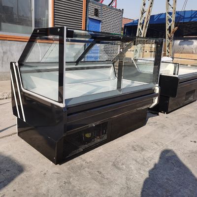 درب شیشه ای بالابر مستقیم 220 لیتری یخچال و فریزر R290 مبرد
