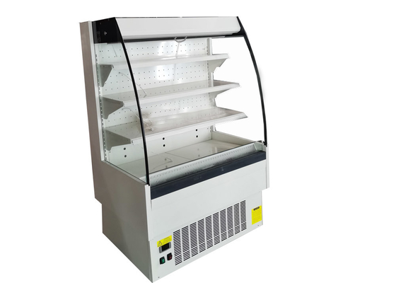 کابینت نمایشگر یخچال دار جلوی منحنی 130 سانتی متری با ارتفاع متوسط ​​«GRAB & Go».