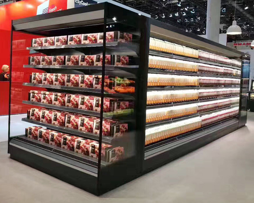 یخچال R448A Multideck Display که برای نوشیدنی های لبنی استفاده می شود