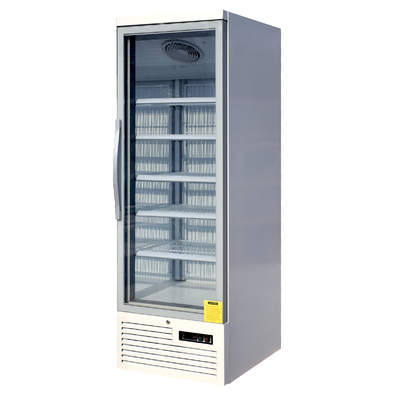 مبرد یخچال R290 درب شیشه ای عمودی را برای نوشیدنی ها و نوشیدنی ها وصل کنید
